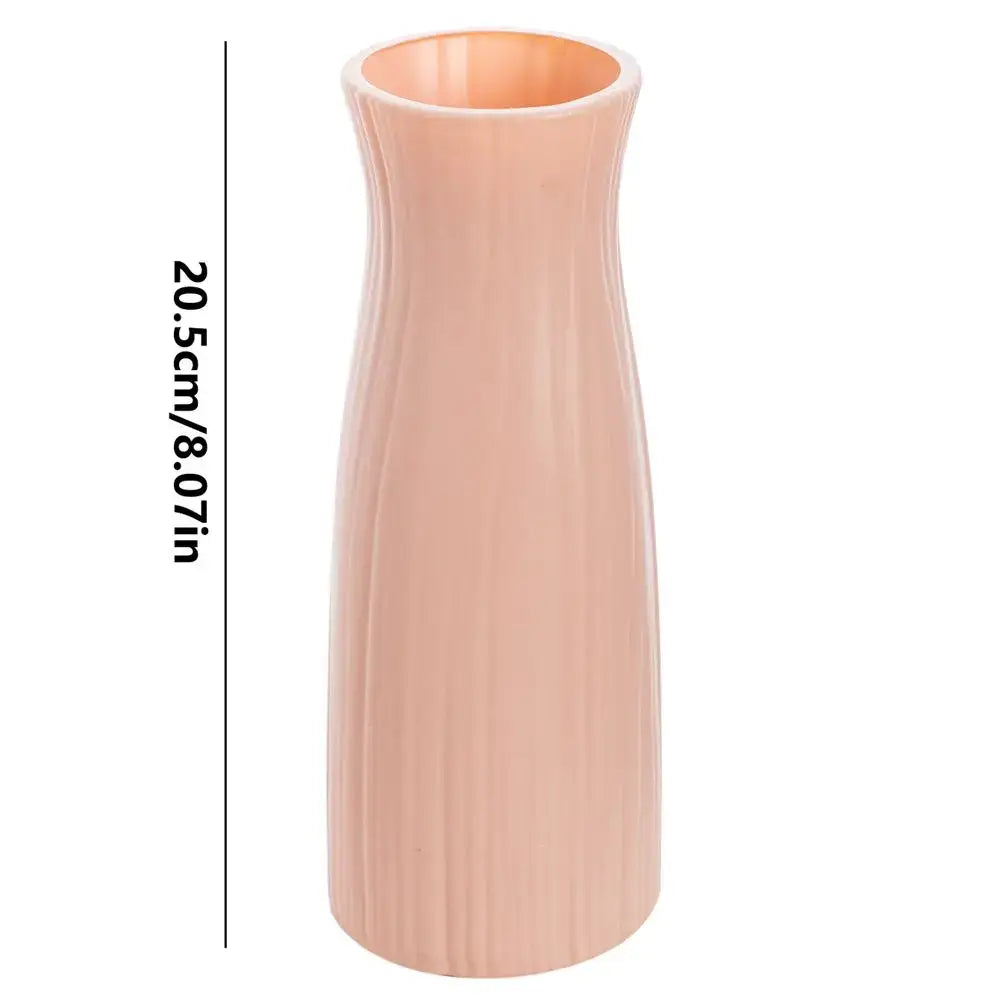 White Plastic Vase Imitation