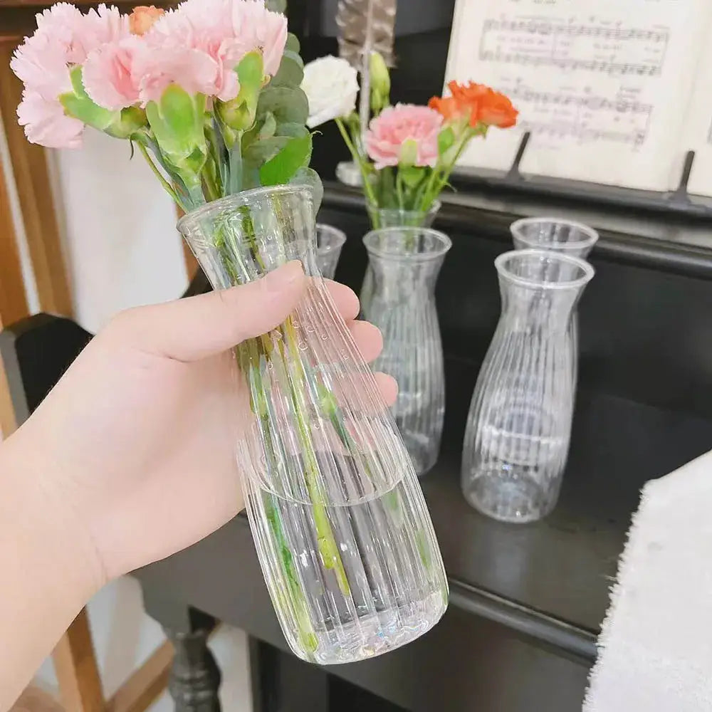 Clear Nordic Plastic Vase