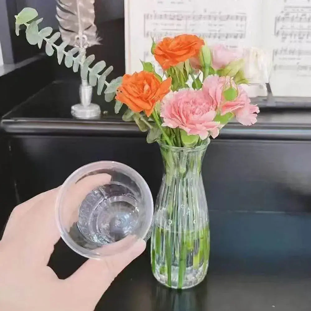 Clear Nordic Plastic Vase