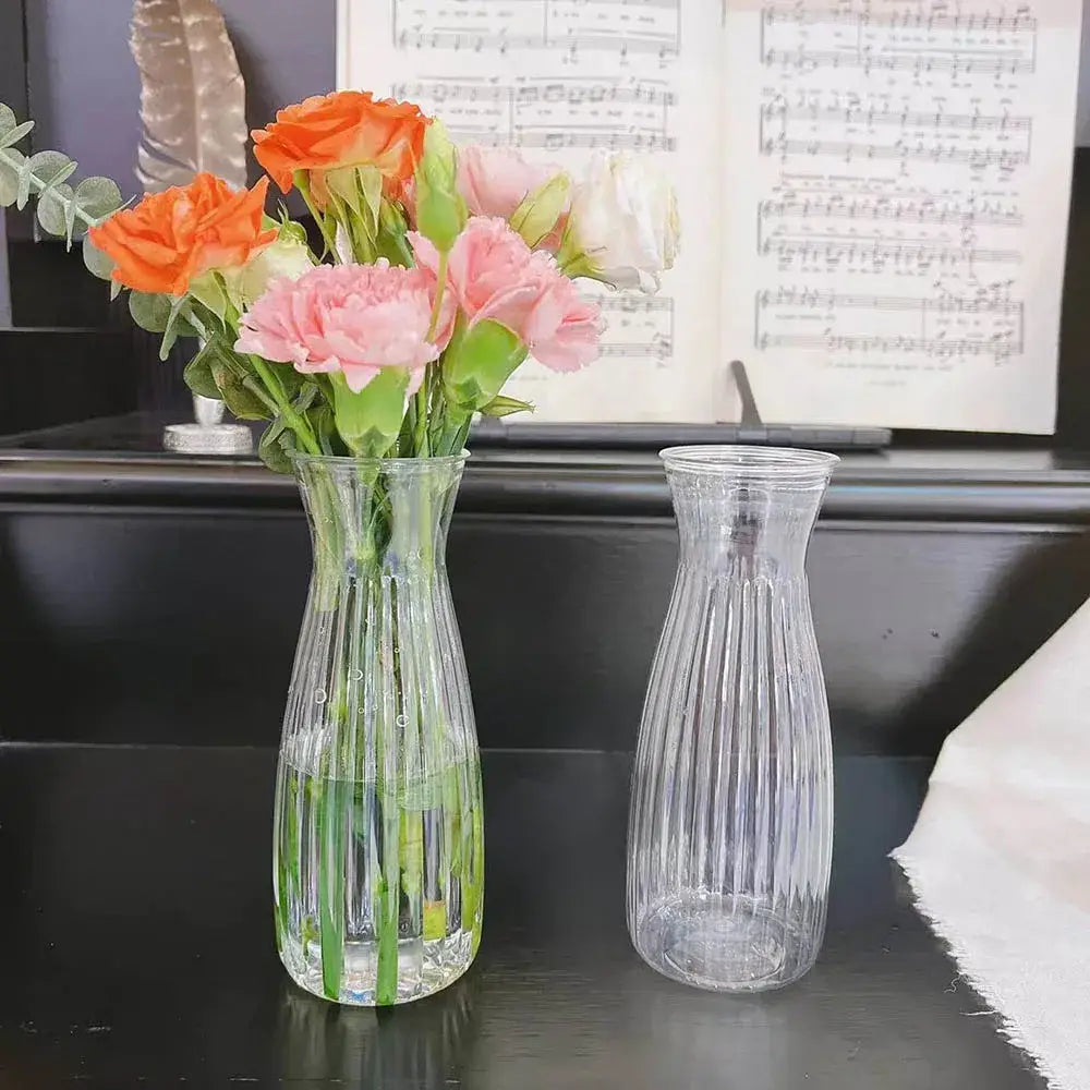 Clear Nordic Plastic Vase