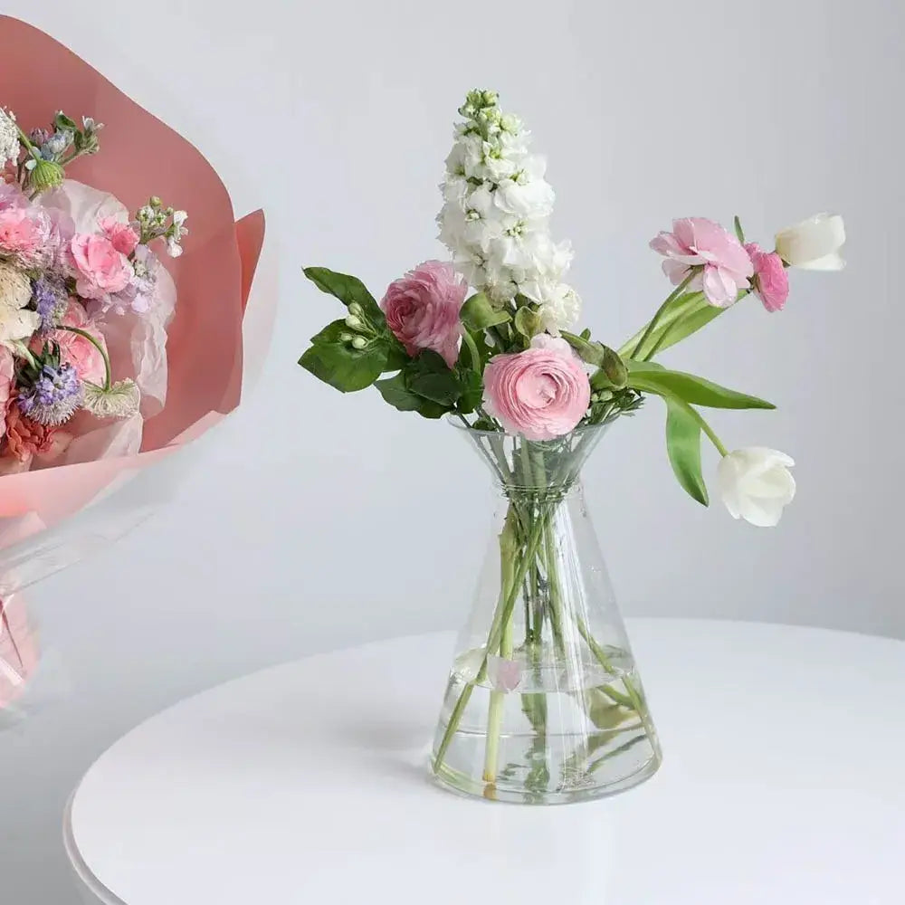 Clear Nordic Plastic Vase