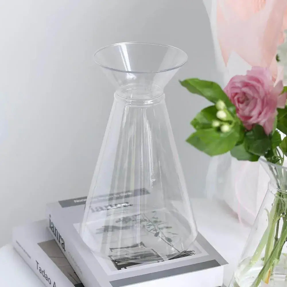 Clear Nordic Plastic Vase