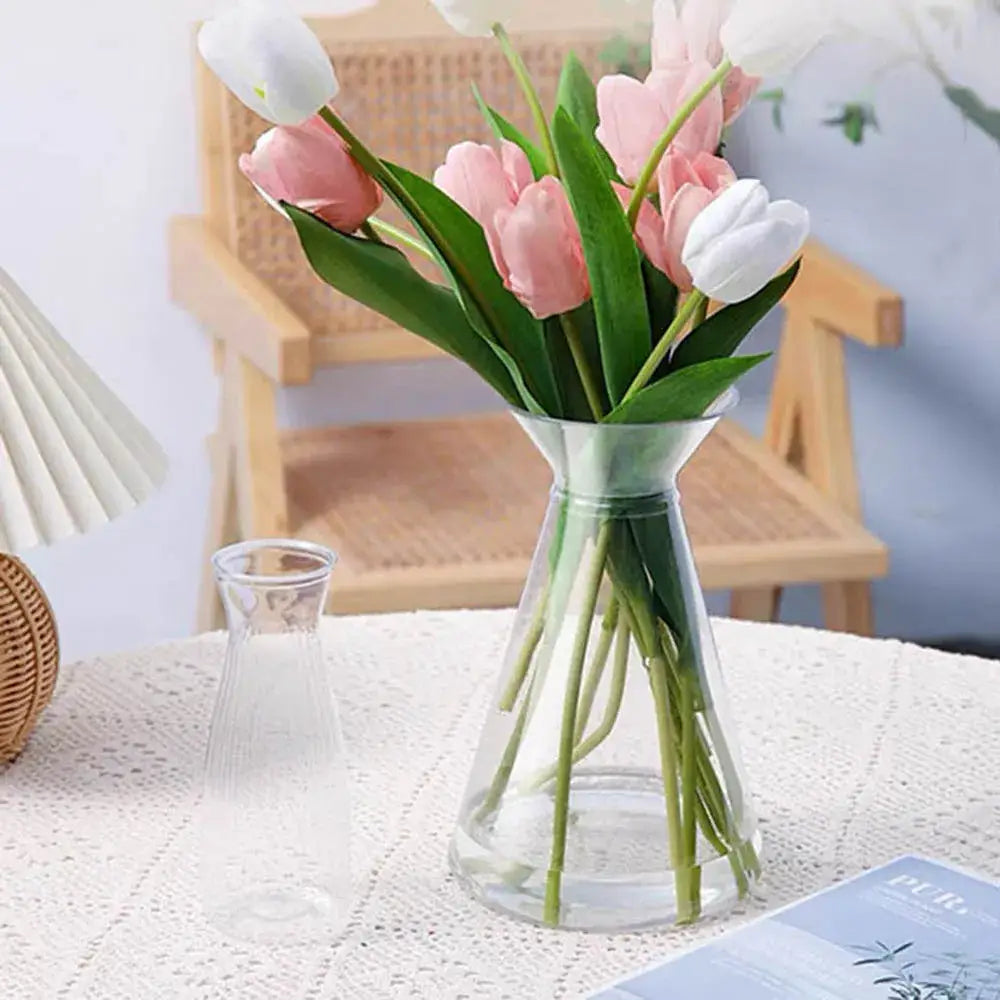 Clear Nordic Plastic Vase