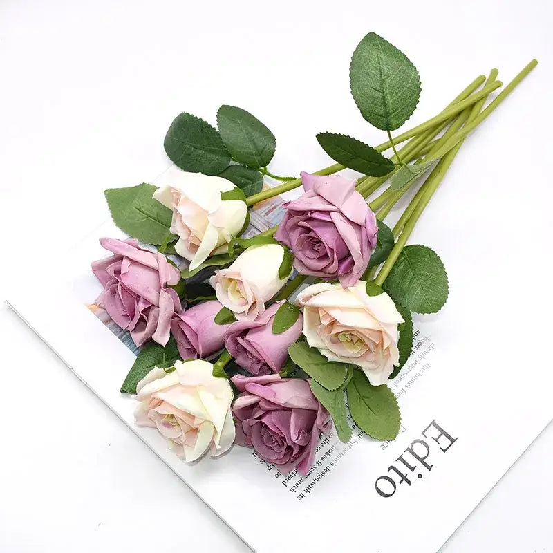 White Faceted Flower Vase