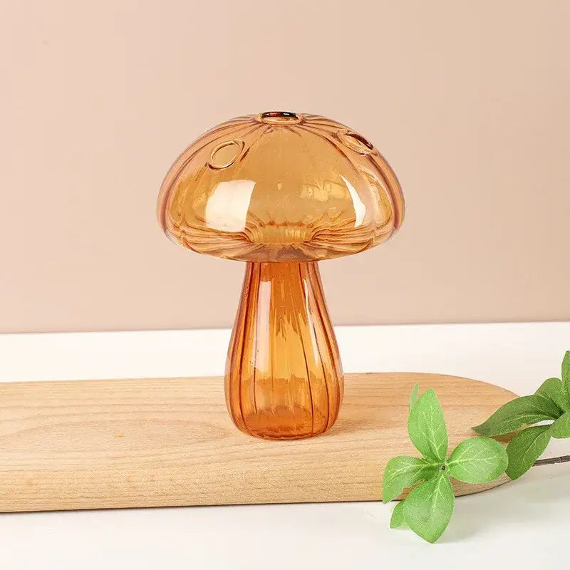 Ribbed Glass Aromatherapy Vase