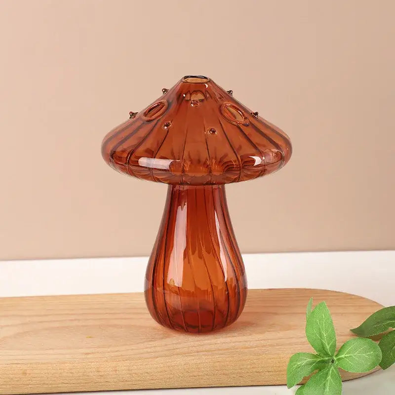 Ribbed Glass Aromatherapy Vase