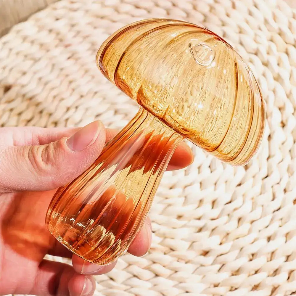 Ribbed Glass Aromatherapy Vase