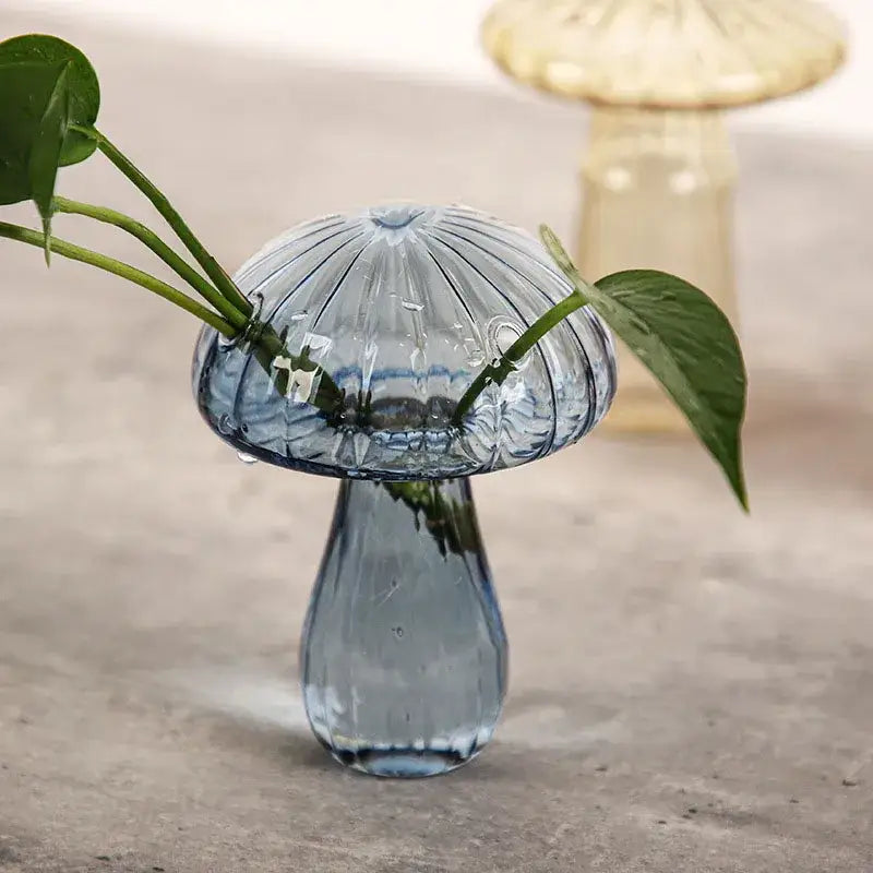 Ribbed Glass Aromatherapy Vase