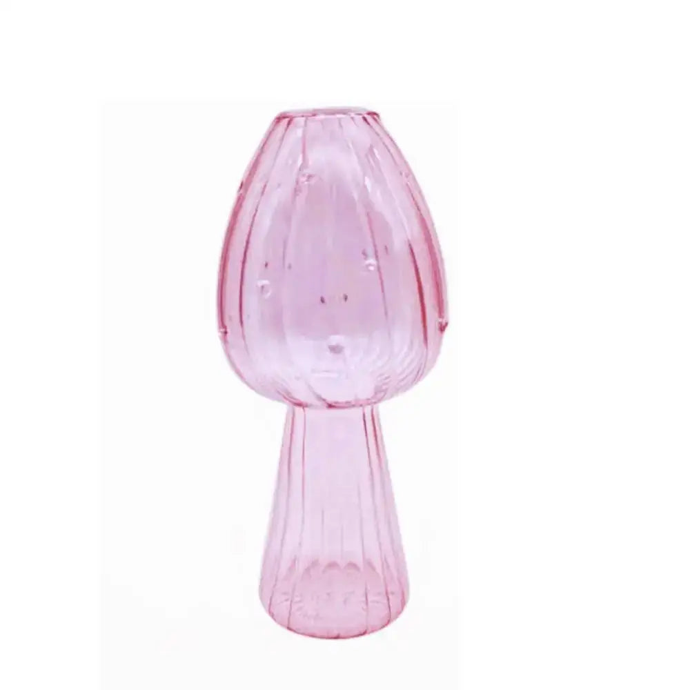 Ribbed Glass Aromatherapy Vase