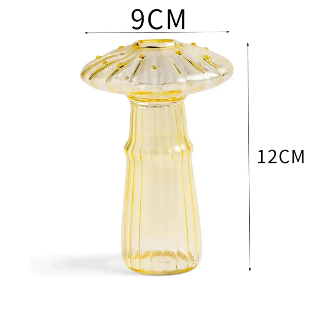 Ribbed Glass Aromatherapy Vase