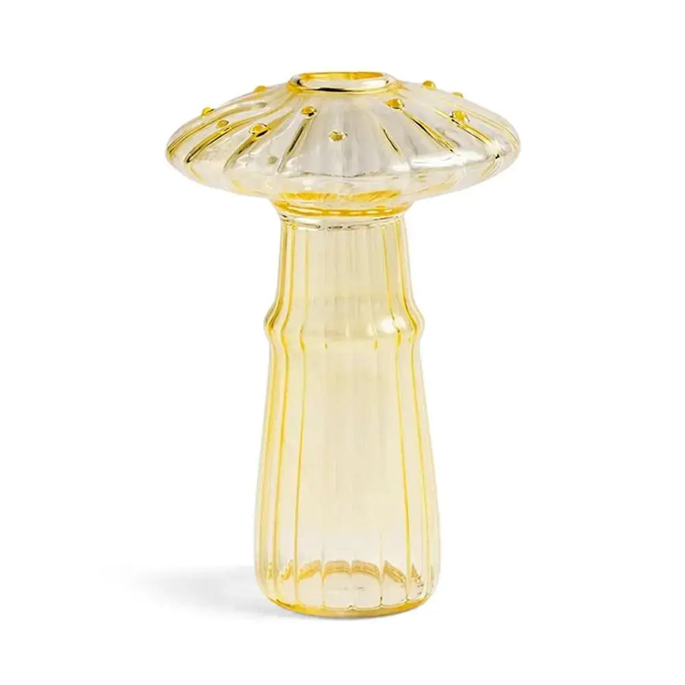 Ribbed Glass Aromatherapy Vase