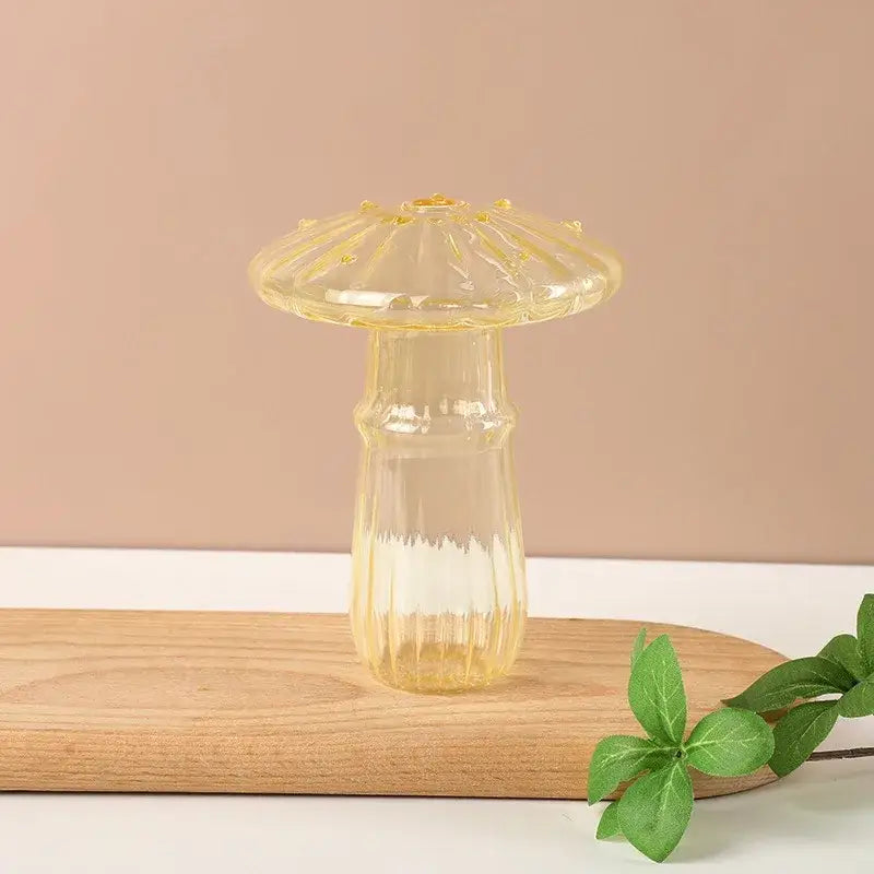 Ribbed Glass Aromatherapy Vase