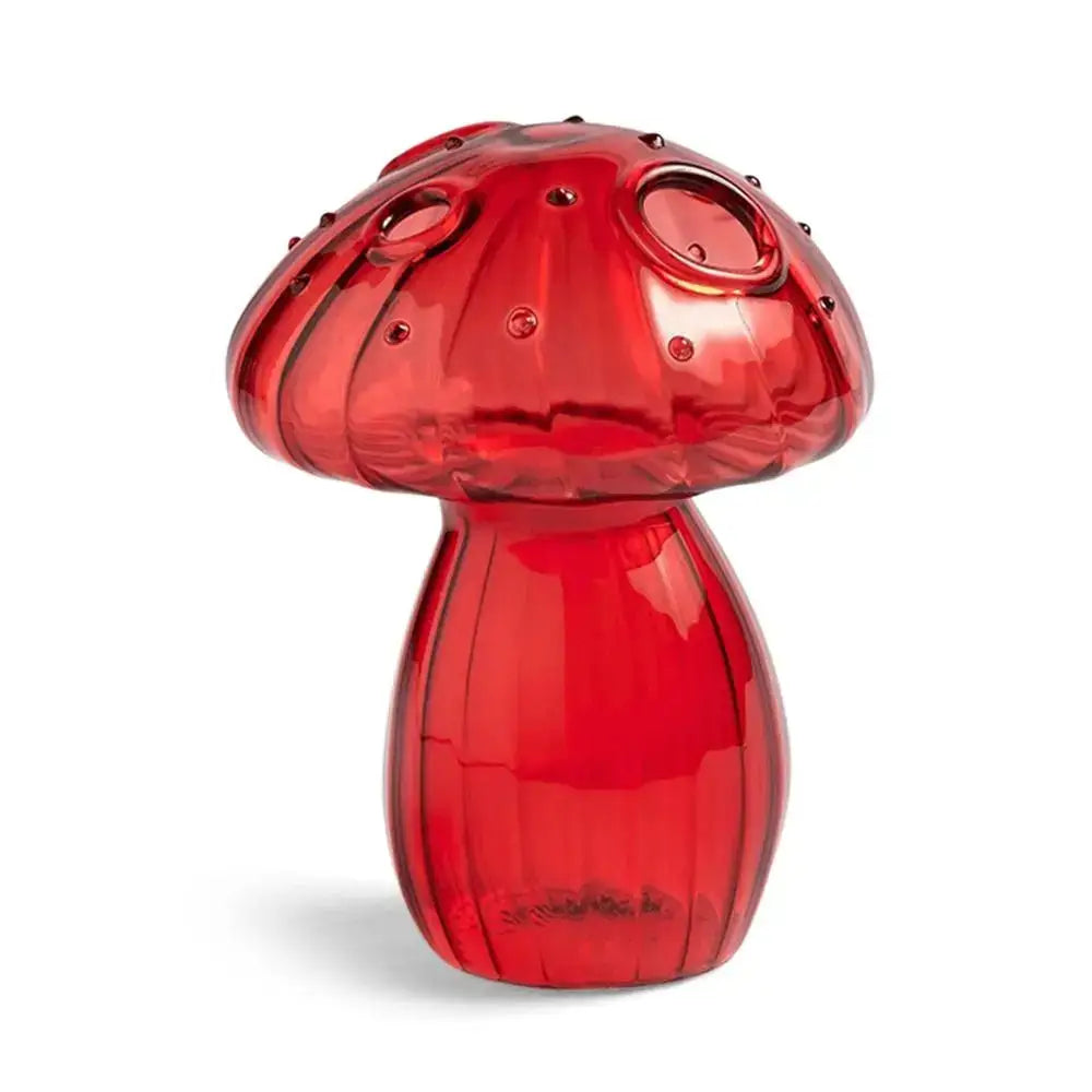 Ribbed Glass Aromatherapy Vase