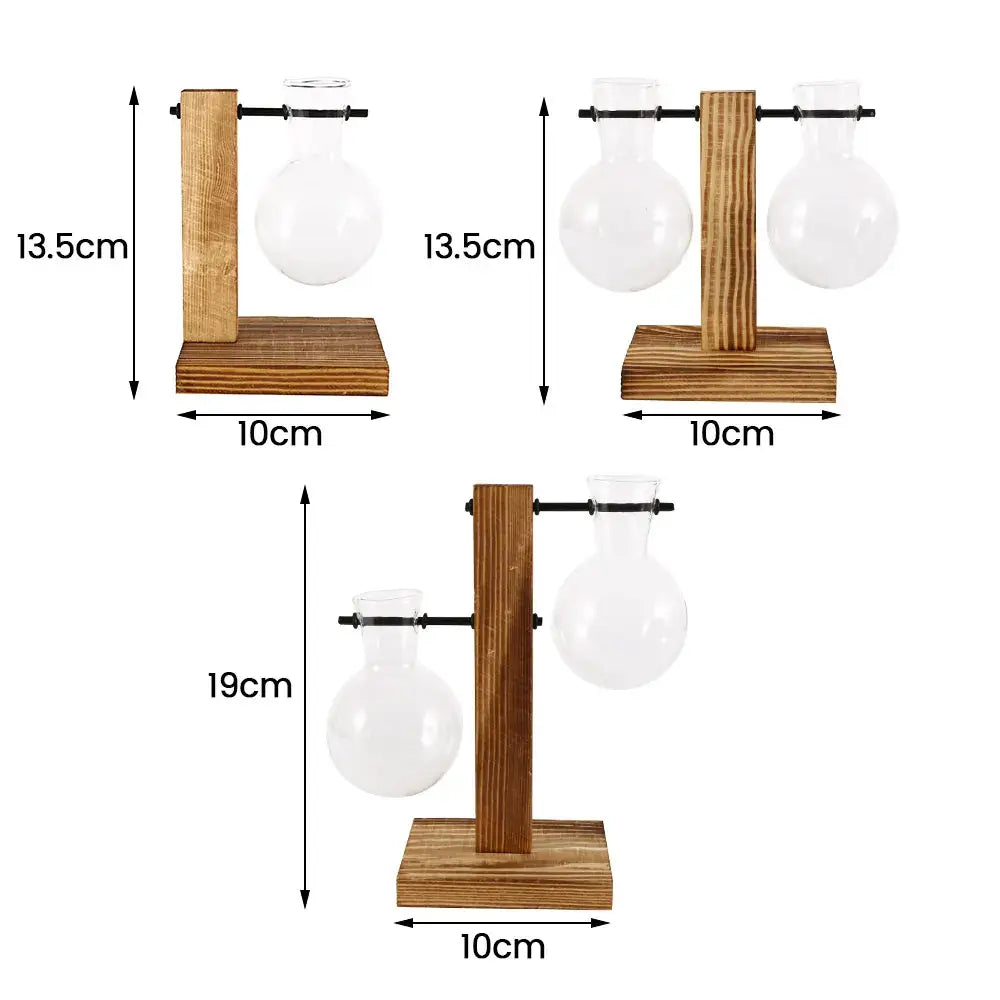 Glass Bulb Vase Set