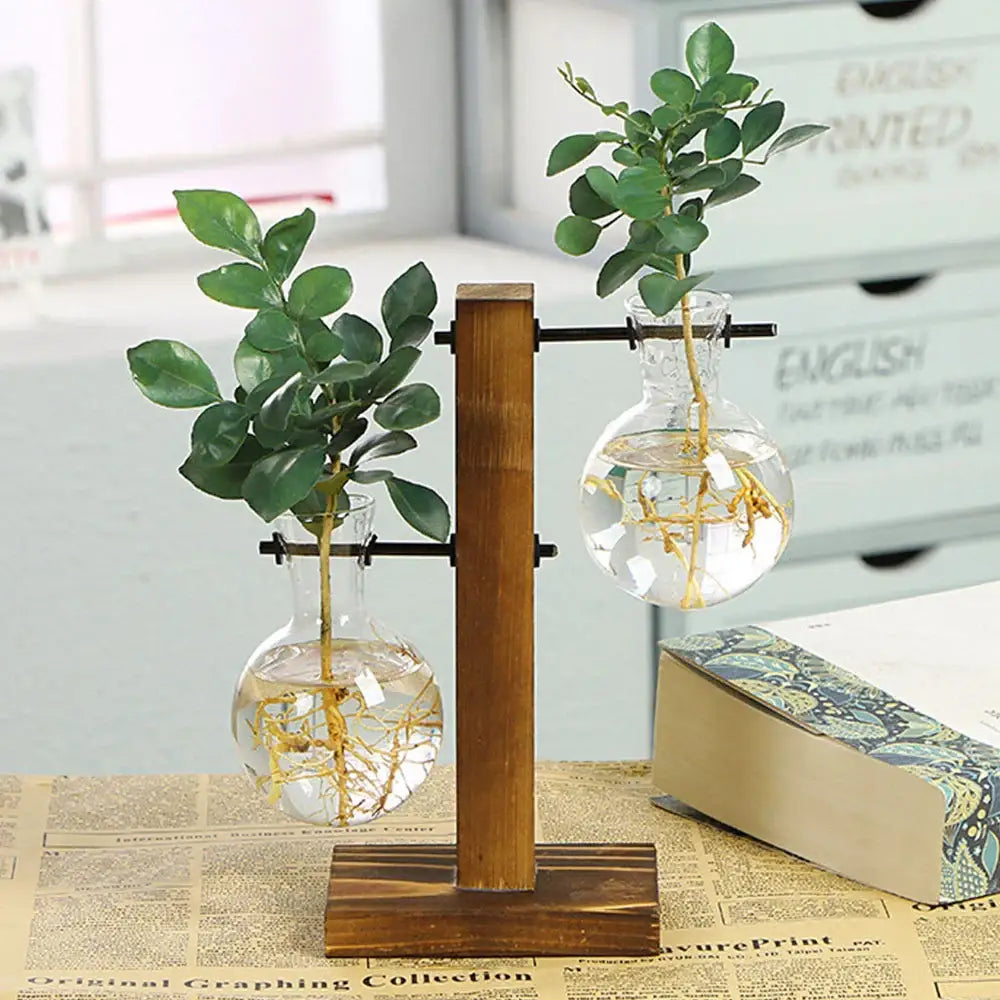 Glass Bulb Vase Set