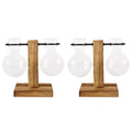 Glass Bulb Vase Set
