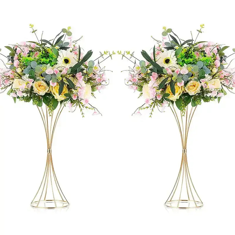 Gold Iron Flower Vase