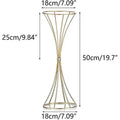 Gold Iron Flower Vase