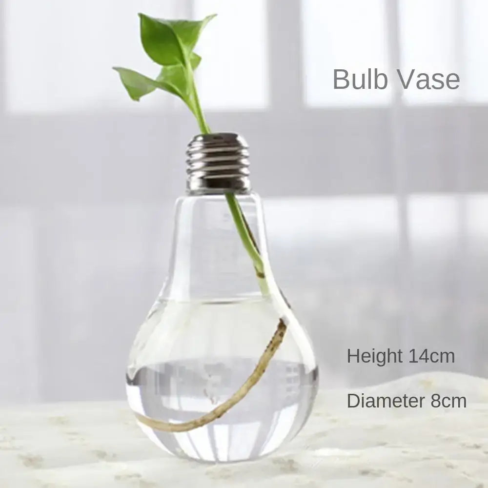 Glass Tapered Vase Terrarium