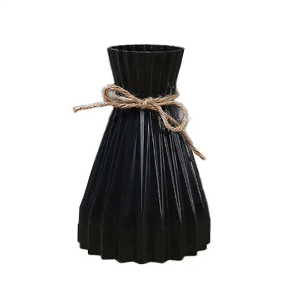 Pleated Ceramic Flower Vase