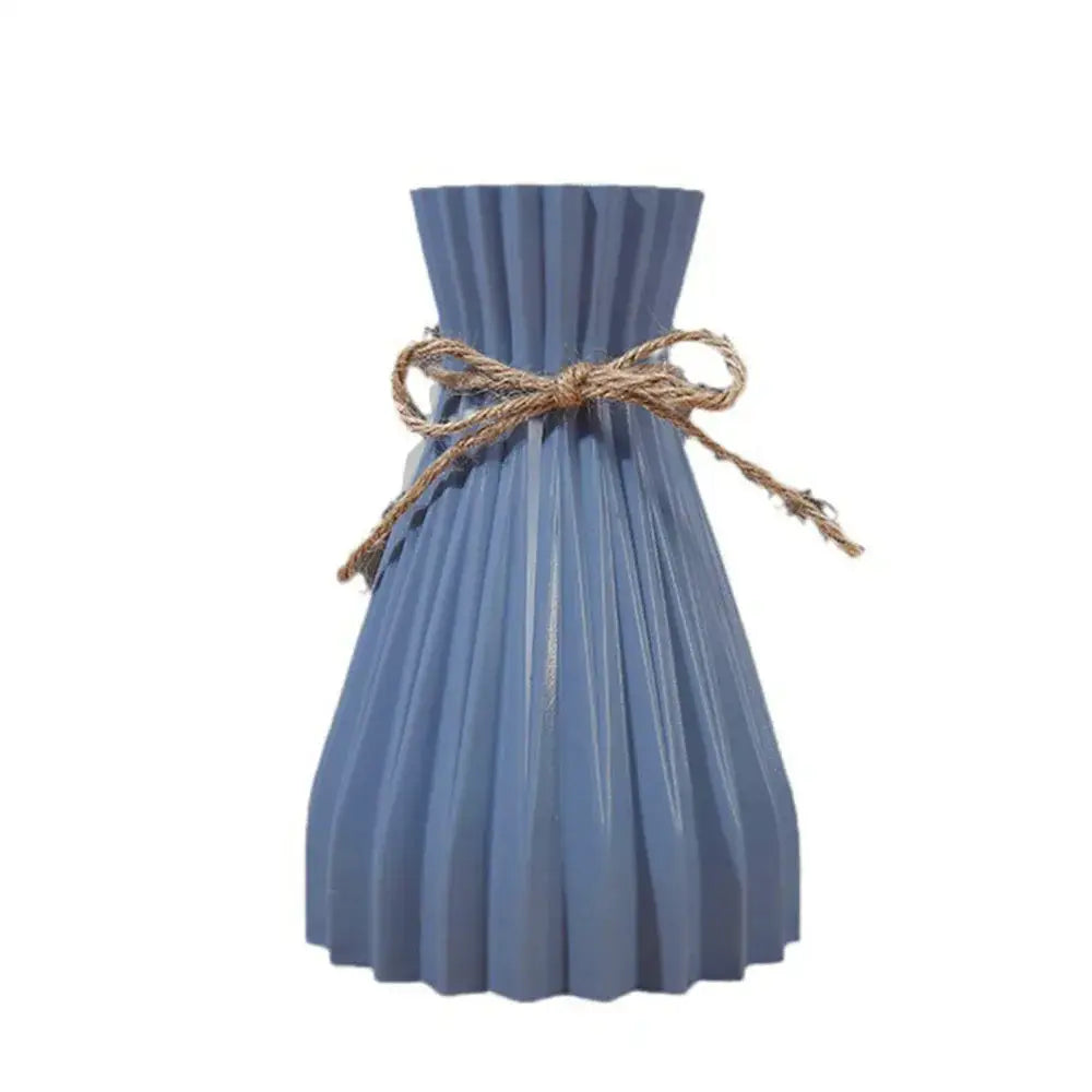 Pleated Ceramic Flower Vase