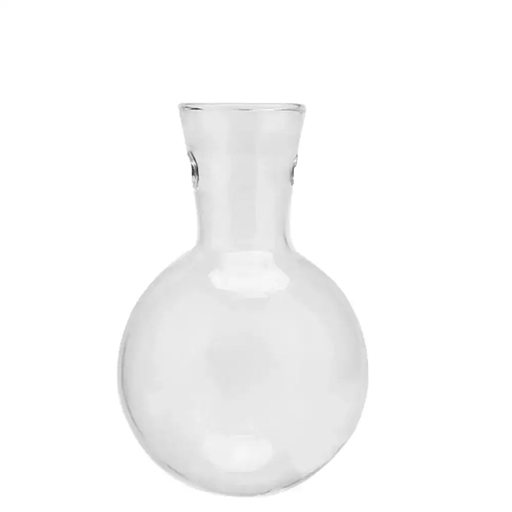 Wood Frame Glass Vase Set