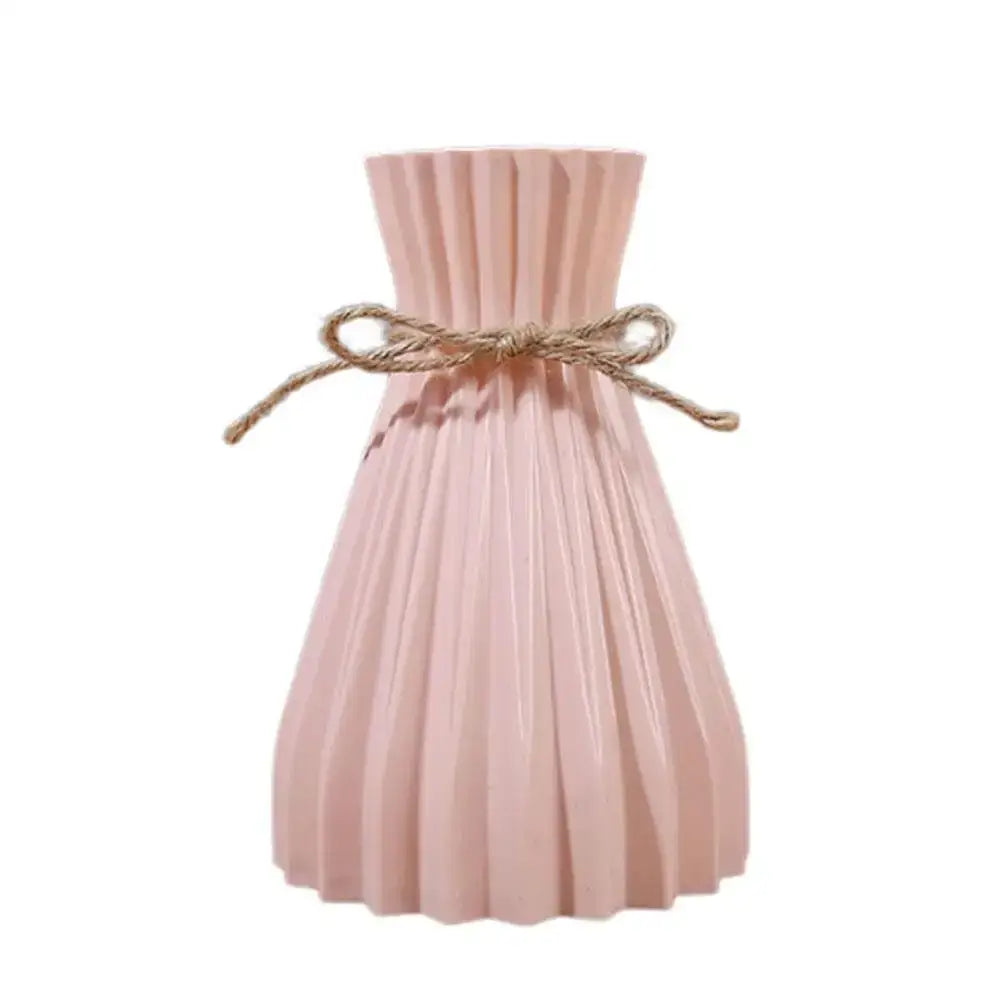 Pink Blue Origami Vase