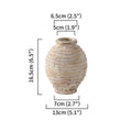 White Clay Textured Vase