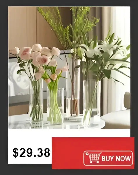 Clear Acrylic Flower Vase