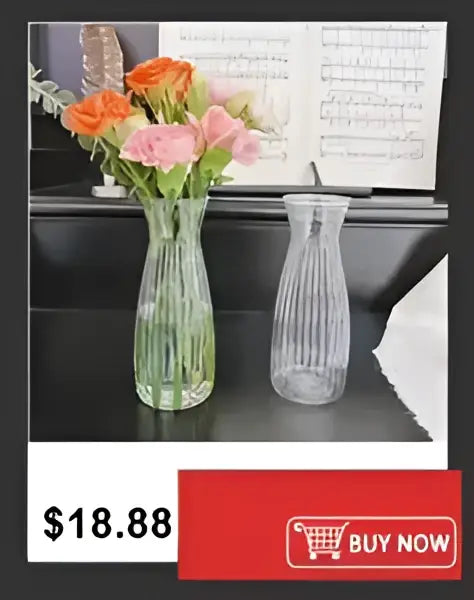 Clear Acrylic Flower Vase