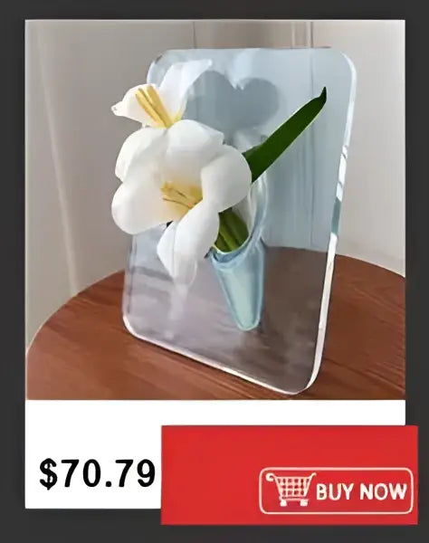Clear Acrylic Flower Vase