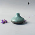 Black Ceramic Japanese Vase