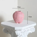 Pink Strawberry Ceramic Vase