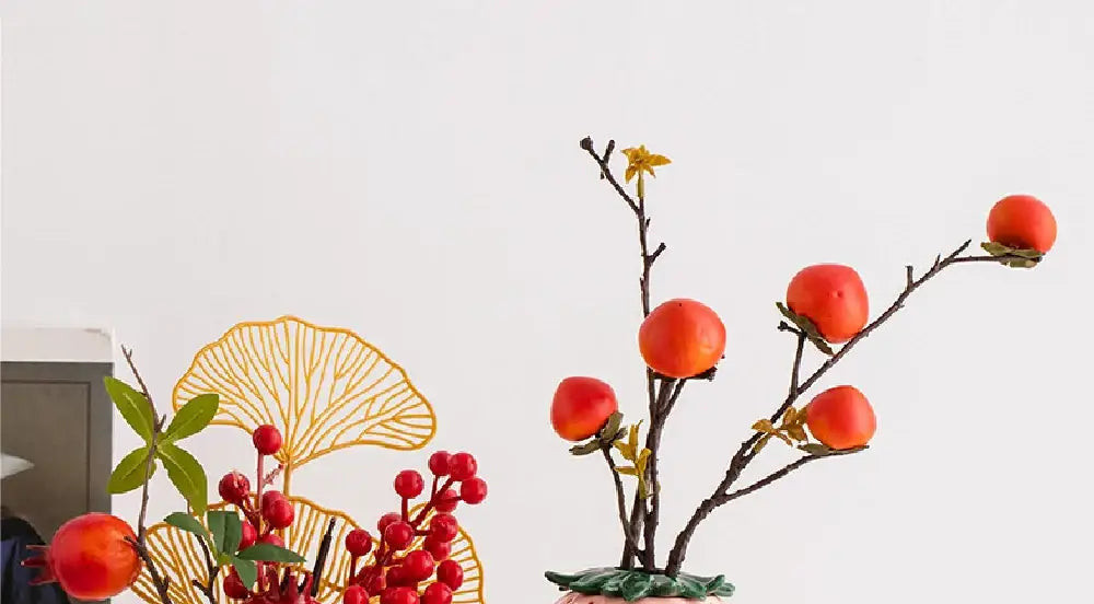 Red Ceramic Strawberry Vase